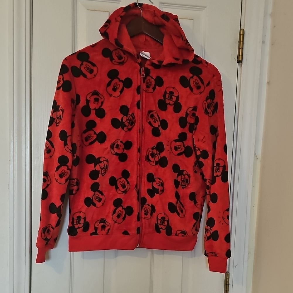 Red Mickey Mouse Kids Hoodie